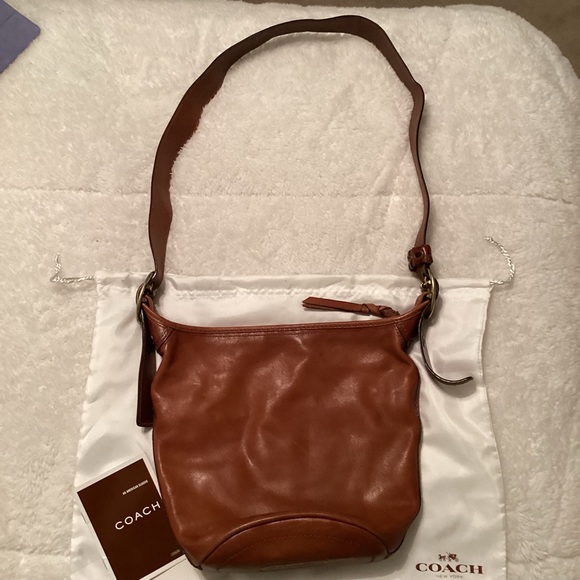 Coach Handbags - Vintage Coach, Bleecker, Tattersall Duffel Saddle bucket bag, 11422